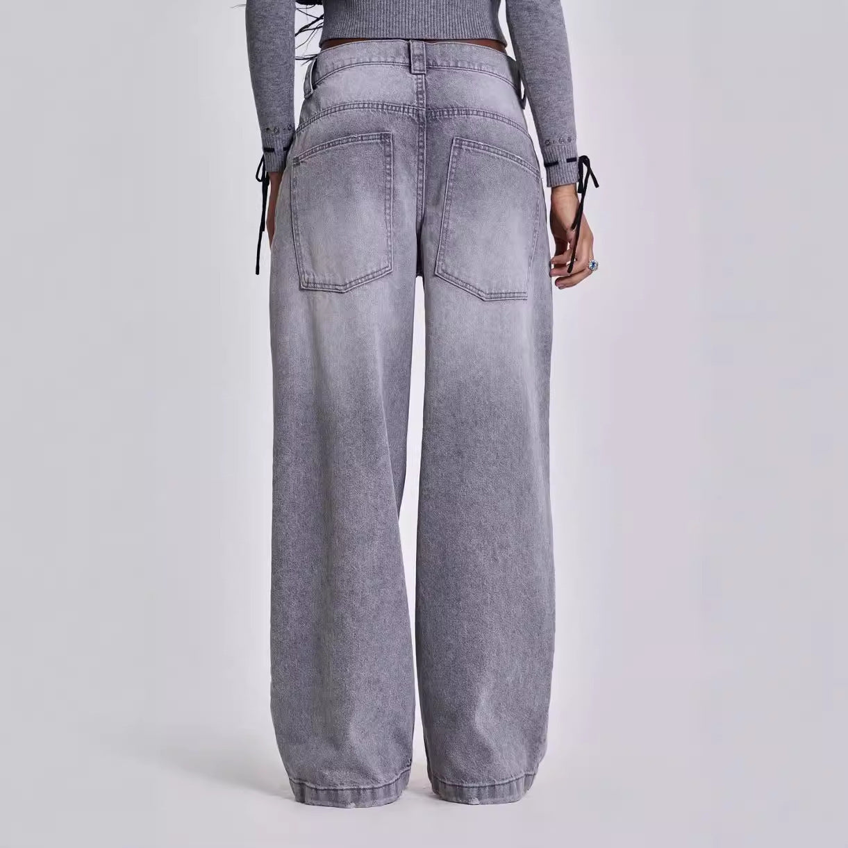 Pantaloni Jeans Gri Mara
