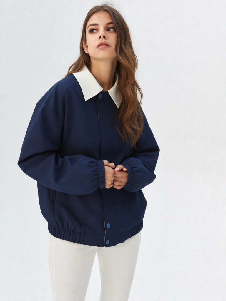 Geaca Emma cu Guler Polo