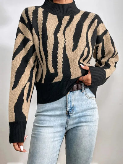 Pulover Jacquard Casual