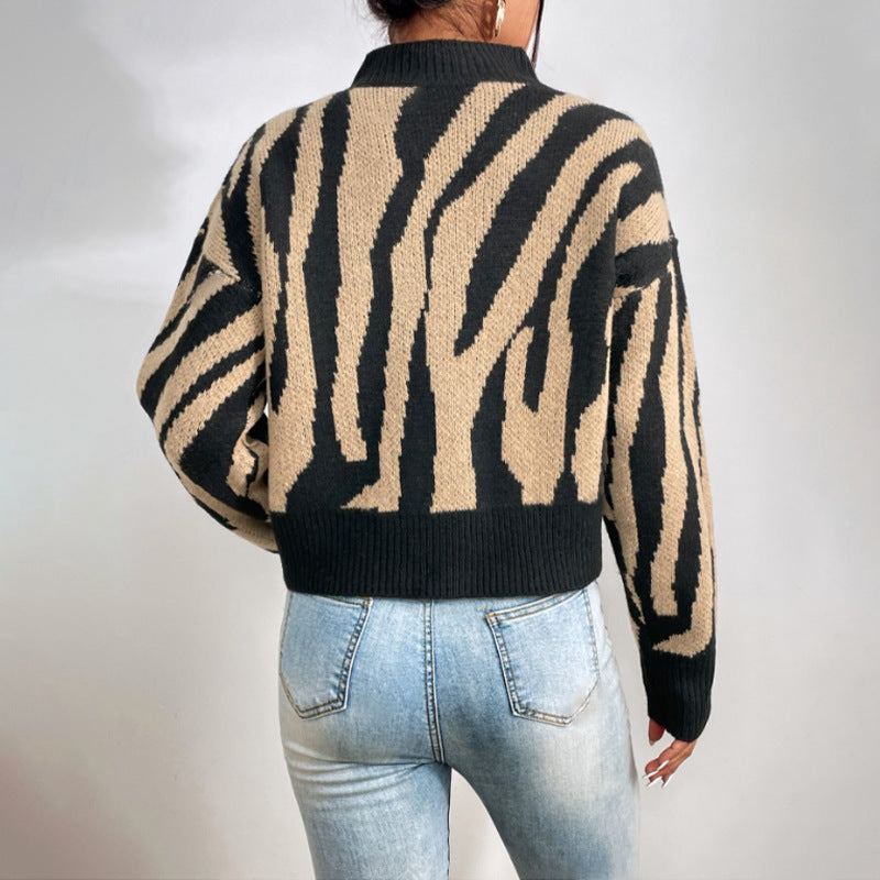 Pulover Jacquard Casual