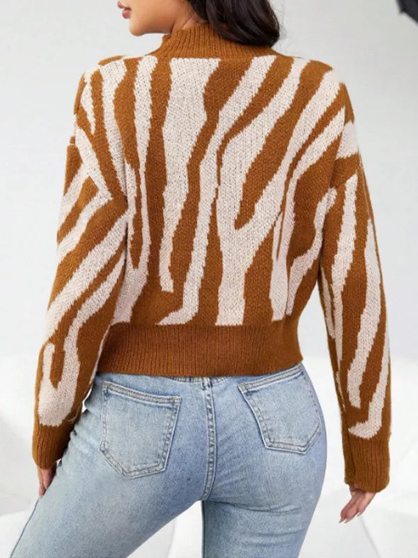 Pulover Jacquard Casual