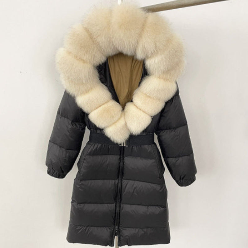 Geacă Viviana cu Blană Naturală / Imitație 2XL