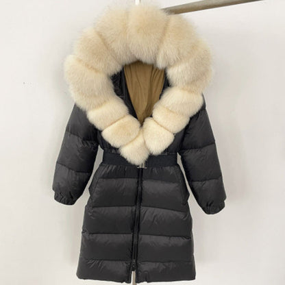 Geacă Viviana cu Blană Naturală / Imitație 2XL