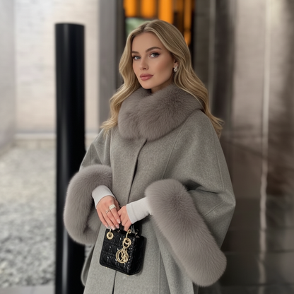 Palton Isabella cu Blana Naturala