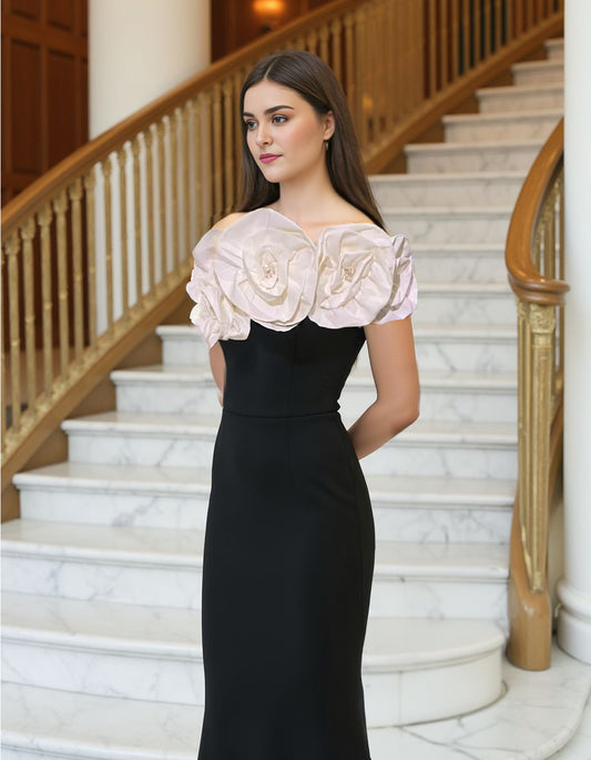 Rochia Dalia (XS-XL, Alb, Roșu, Auriu)