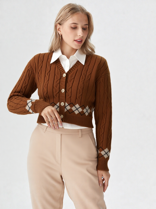 Cardigan Crop Top Eva