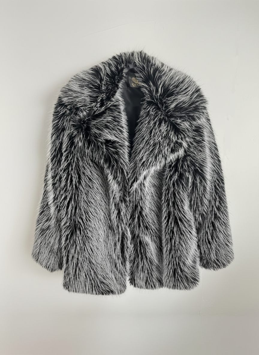Geaca cu Blana Faux Mara