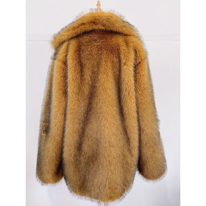 Geaca cu Blana Faux Mara